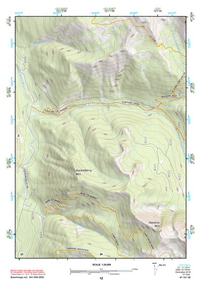 47121SE Page 12 Snoqualmie Pass Topo Preview 1