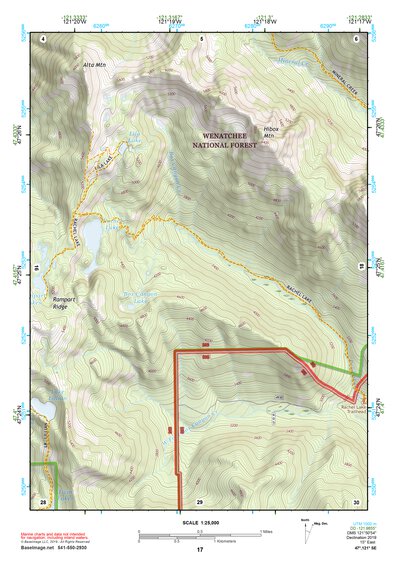 47121SE Page 17 Snoqualmie Pass Topo Preview 1