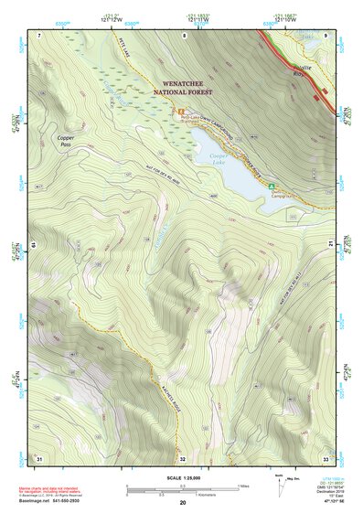 47121SE Page 20 Snoqualmie Pass Topo Preview 1