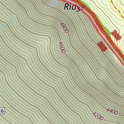47121SE Page 21 Snoqualmie Pass Topo Preview 3