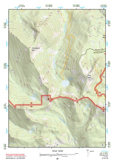 47121SE Page 25 Snoqualmie Pass Topo Preview 1