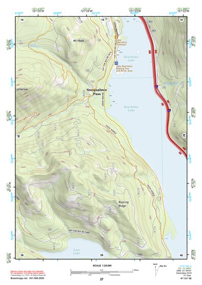 47121SE Page 27 Snoqualmie Pass Topo Preview 1