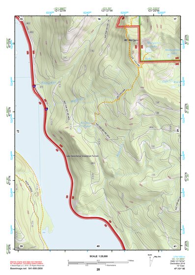 47121SE Page 28 Snoqualmie Pass Topo Preview 1