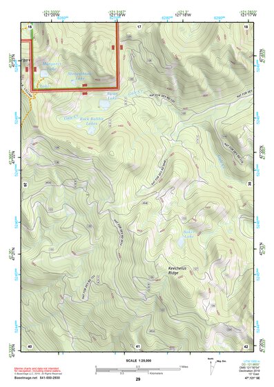 47121SE Page 29 Snoqualmie Pass Topo Preview 1