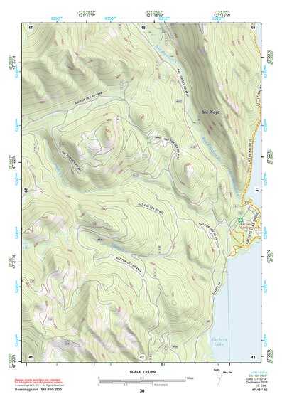 47121SE Page 30 Snoqualmie Pass Topo Preview 1