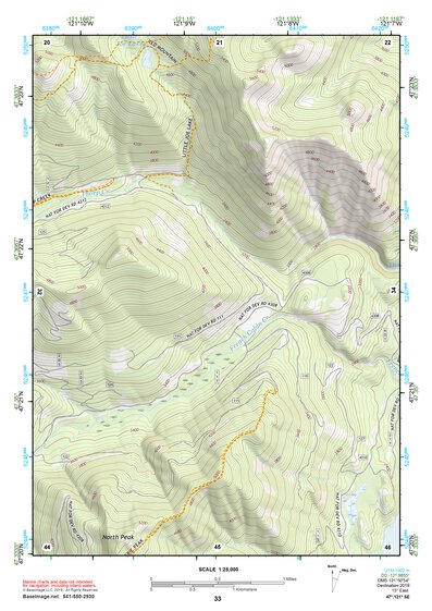 47121SE Page 33 Snoqualmie Pass Topo Preview 1