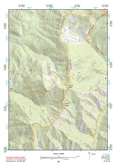 47121SE Page 35 Snoqualmie Pass Topo Preview 1