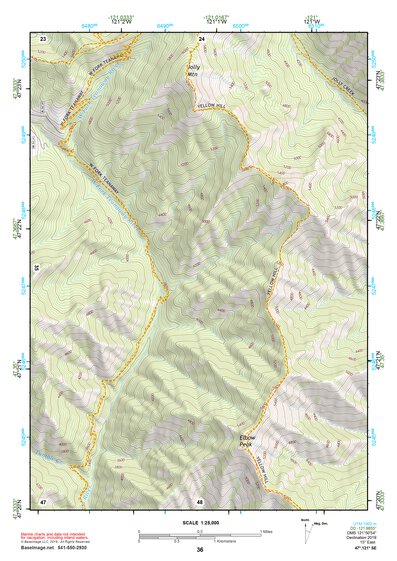 47121SE Page 36 Snoqualmie Pass Topo Preview 1