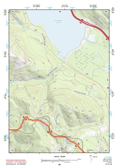47121SE Page 40 Snoqualmie Pass Topo Preview 1
