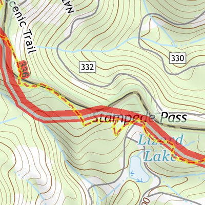 47121SE Page 40 Snoqualmie Pass Topo Preview 3