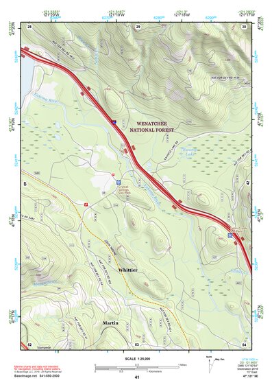 47121SE Page 41 Snoqualmie Pass Topo Preview 1