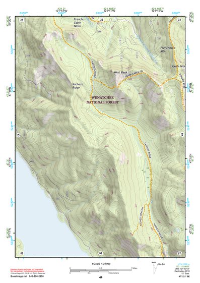 47121SE Page 44 Snoqualmie Pass Topo Preview 1