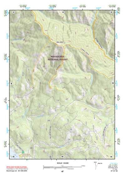 47121SE Page 47 Snoqualmie Pass Topo Preview 1
