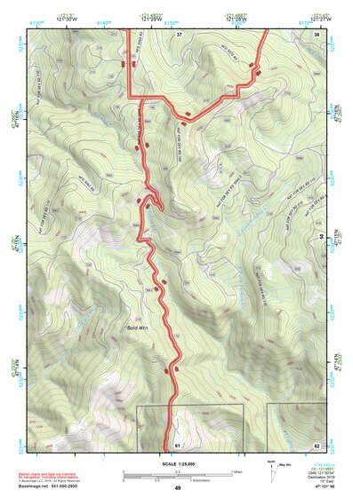 47121SE Page 49 Snoqualmie Pass Topo Preview 1