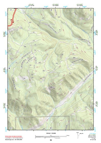 47121SE Page 50 Snoqualmie Pass Topo Preview 1