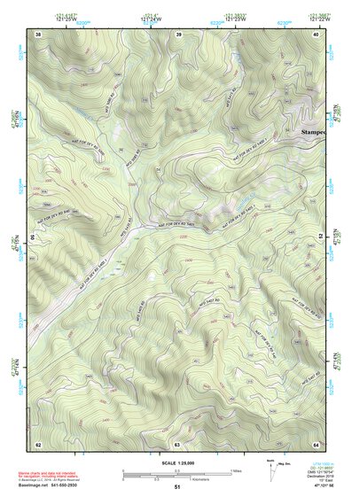 47121SE Page 51 Snoqualmie Pass Topo Preview 1