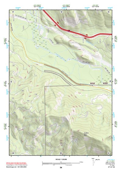 47121SE Page 54 Snoqualmie Pass Topo Preview 1