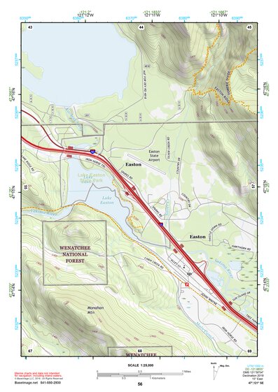 47121SE Page 56 Snoqualmie Pass Topo Preview 1
