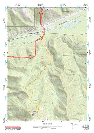 47121SE Page 61 Snoqualmie Pass Topo Preview 1