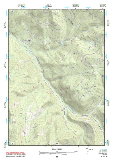 47121SE Page 63 Snoqualmie Pass Topo Preview 1