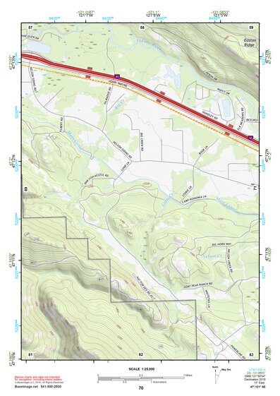 47121SE Page 70 Snoqualmie Pass Topo Preview 1
