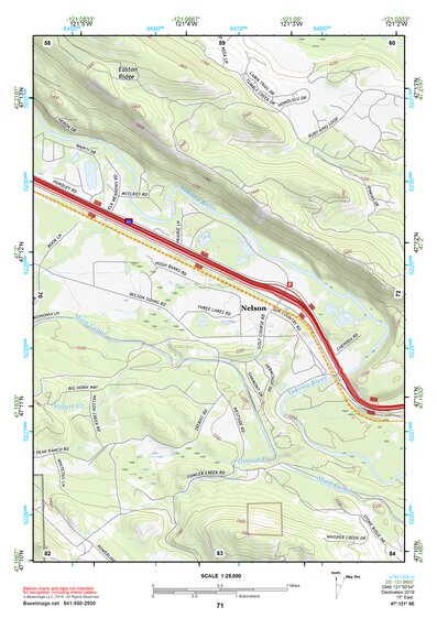 47121SE Page 71 Snoqualmie Pass Topo Preview 1
