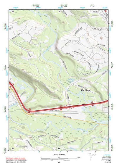 47121SE Page 72 Snoqualmie Pass Topo Preview 1