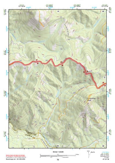 47121SE Page 73 Snoqualmie Pass Topo Preview 1