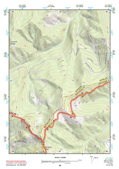 47121SE Page 75 Snoqualmie Pass Topo Preview 1