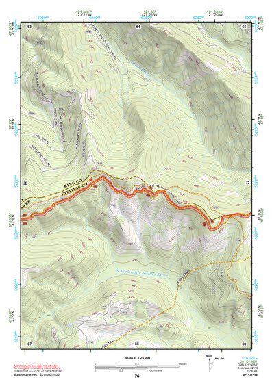 47121SE Page 76 Snoqualmie Pass Topo Preview 1