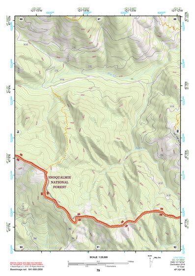 47121SE Page 79 Snoqualmie Pass Topo Preview 1
