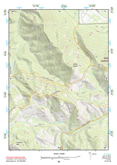 47121SE Page 82 Snoqualmie Pass Topo Preview 1