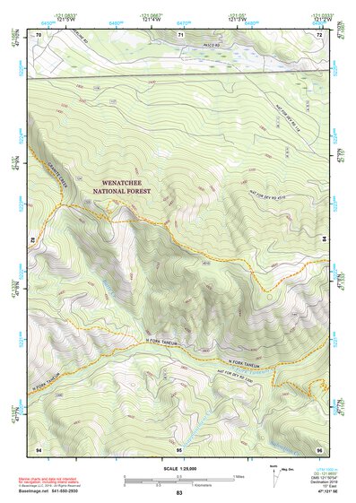 47121SE Page 83 Snoqualmie Pass Topo Preview 1