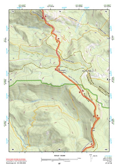 47121SE Page 87 Snoqualmie Pass Topo Preview 1