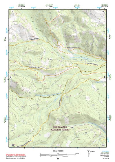 47121SE Page 89 Snoqualmie Pass Topo Preview 1