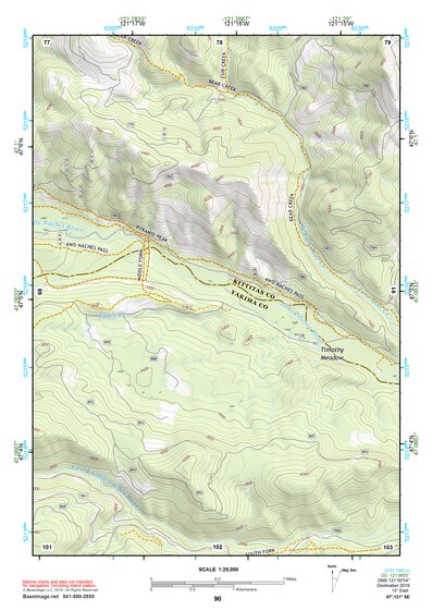 47121SE Page 90 Snoqualmie Pass Topo Preview 1