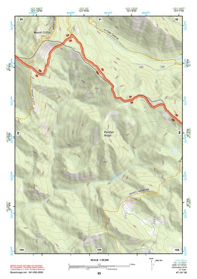 47121SE Page 93 Snoqualmie Pass Topo Preview 1