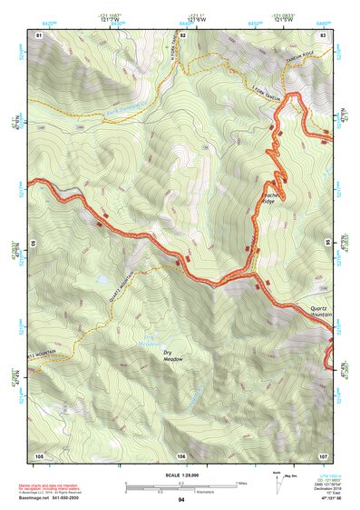 47121SE Page 94 Snoqualmie Pass Topo Preview 1