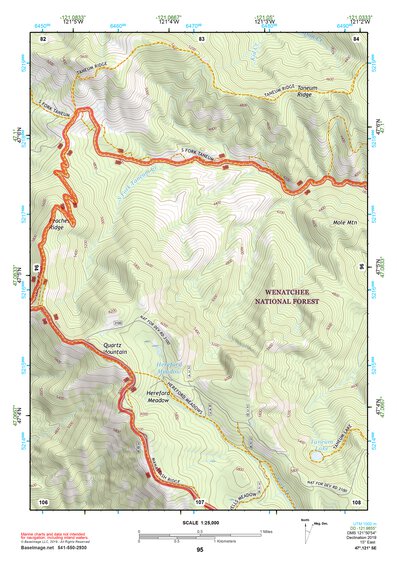 47121SE Page 95 Snoqualmie Pass Topo Preview 1