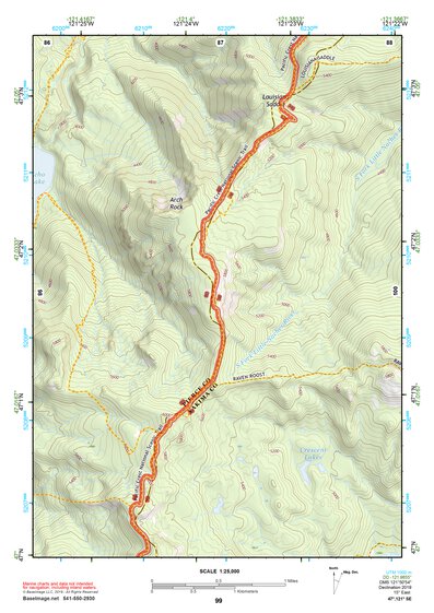 47121SE Page 99 Snoqualmie Pass Topo Preview 1