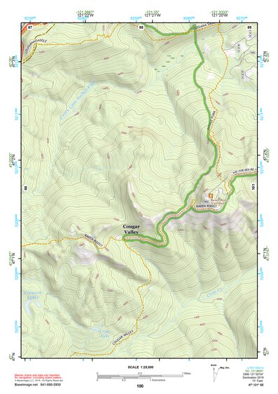 47121SE Page 100 Snoqualmie Pass Topo Preview 1