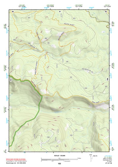 47121SE Page 103 Snoqualmie Pass Topo Preview 1