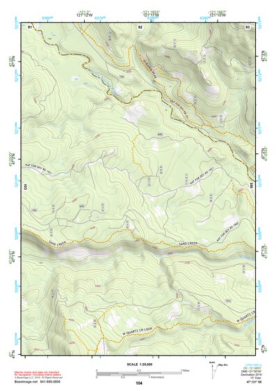 47121SE Page 104 Snoqualmie Pass Topo Preview 1