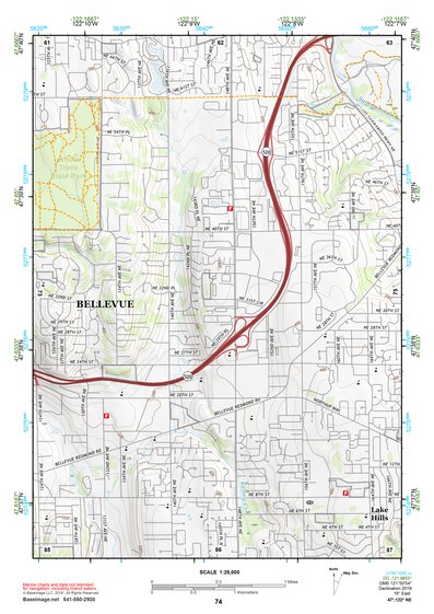 47122NE Page 74 Seattle Topo Preview 1