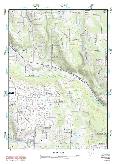 47122NE Page 77 Seattle Topo Preview 1