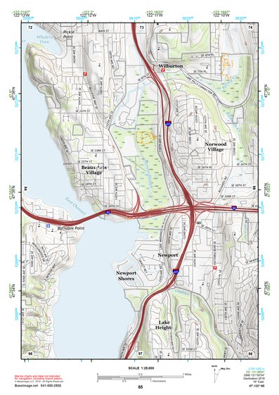 47122NE Page 85 Seattle Topo Preview 1