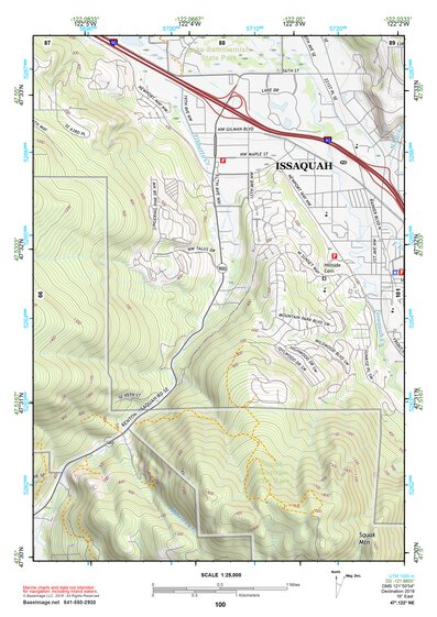 47122NE Page 100 Seattle Topo Preview 1