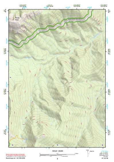 47123NE Page 3 Mount Olympus Topo Preview 1