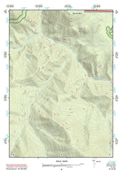 47123NE Page 4 Mount Olympus Topo Preview 1