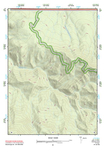 47123NE Page 5 Mount Olympus Topo Preview 1